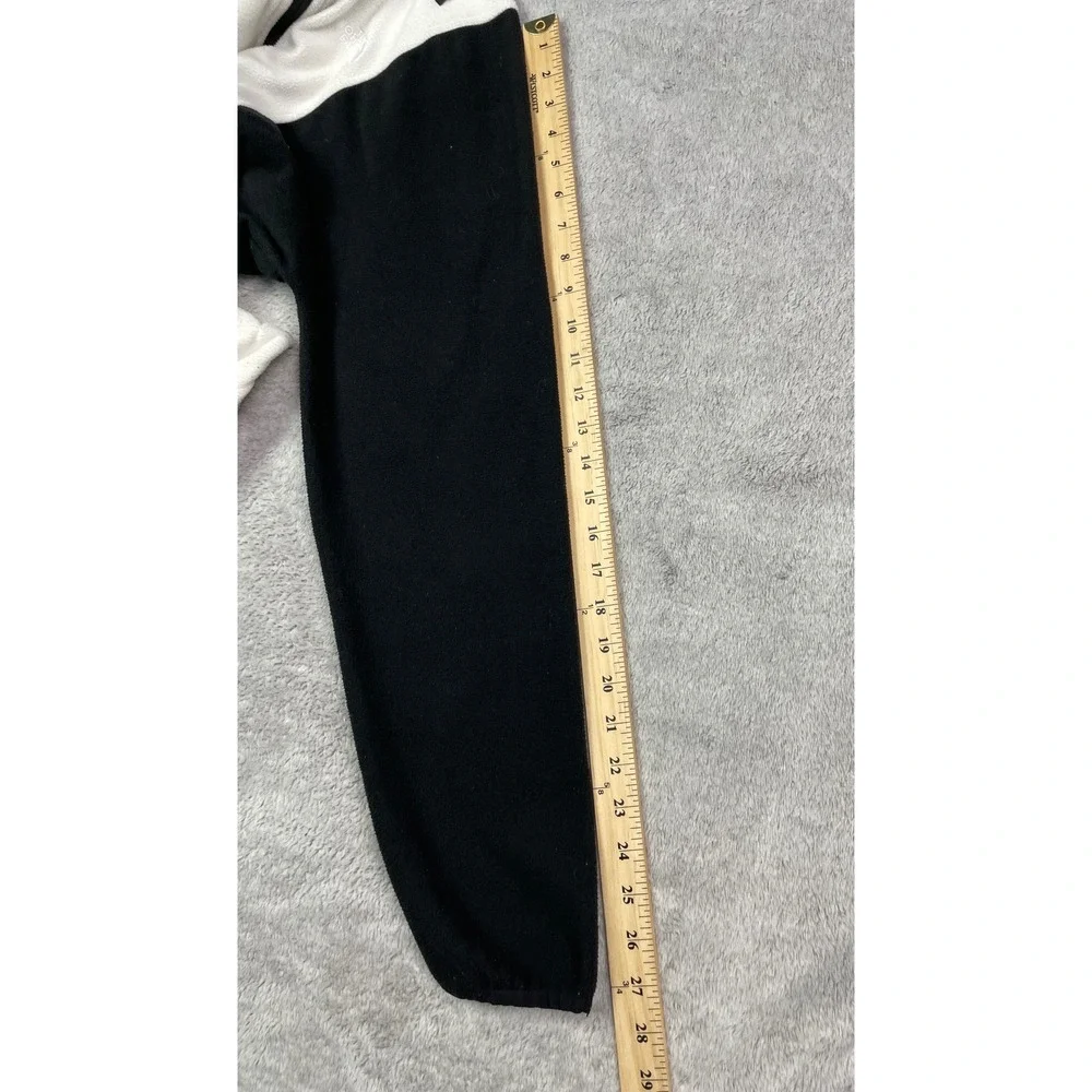 The North Face Men's Small TKA Attitude Full Zip Fleece Jacket White Black